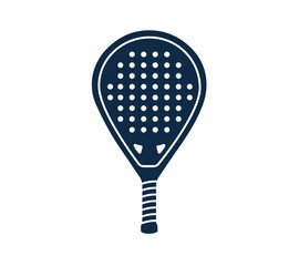 Padel Racket Silhouette, can use for Pictogram, Logo, Apps, Sport News, Website, Icon, Symbol, Sign, or Graphic Deign