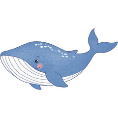 vector illustration of a cartoon shark