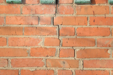 red brick wall