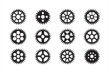 Industrial Equipment UI Icons for Maintenance and Repair Systems