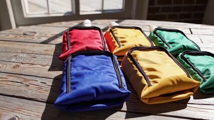In this video, we introduce innovative storage solutions using colorful pouches. Discover how to organize your space efficiently while adding a vibrant touch to your home or office setup. 