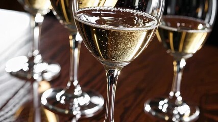 In this video, we showcase the art of serving sparkling wine. Learn elegant techniques for pouring, choosing the right glass, and food pairings to enhance your sparkling wine experience for any celebr