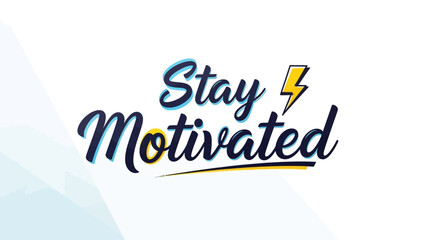 Inspirational motivational quote with dynamic typography and energetic design