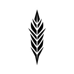 Black and White Arrow Icon Vector