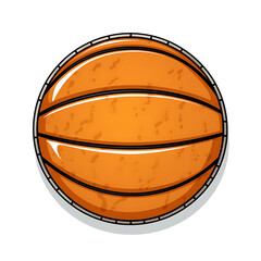 Isolated Basketball Hoop Vector Illustration