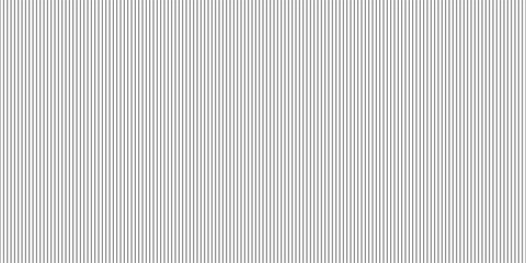 Naklejka premium Narrow black-white vertical lines. Symmetric geometric ornament. Striped seamless pattern, abstract wallpaper. Digital paper for textile print, page fill. Vector