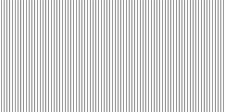 Narrow black-white vertical lines. Symmetric geometric ornament. Striped seamless pattern, abstract wallpaper. Digital paper for textile print, page fill. Vector