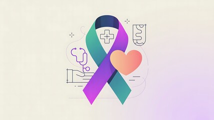 Obraz premium Understanding and supporting mental health awareness with symbolic imagery