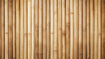 Fototapeta premium Close up bamboo surface texture with soft light gradient, smooth natural pattern, minimal background with space, eco design backdrop, high resolution