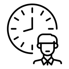 Shopping schedule icon