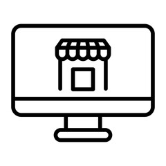 Online store icon