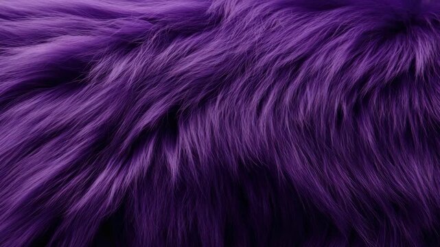 Furry texture in purple shade on fabric background.