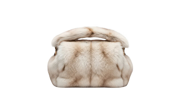 fur handbag png soft bag png white handbag png pale color bag png transparent background image
