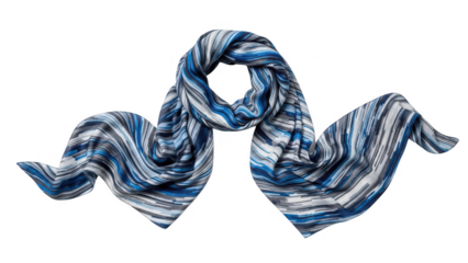 silk scarf png blue scarf png striped scarf png fashion accessory png transparent background image