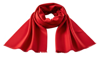 red scarf png textile scarf png fashion accessory png draped scarf png transparent background image