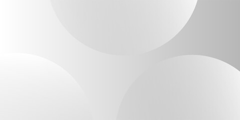 A minimalist abstract background featuring overlapping curves and circular shapes in various shades of gray, creating a smooth gradient and subtle depth