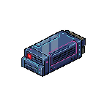 Pixel Art Computer Server Blade