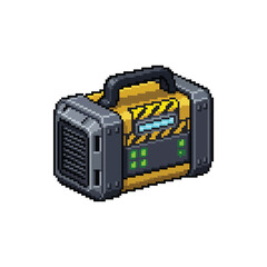 Pixel Art Heavy Duty Battery Pack