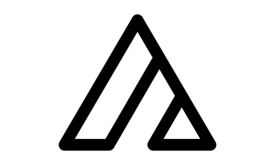 Abstract Letter A Logo Design	
