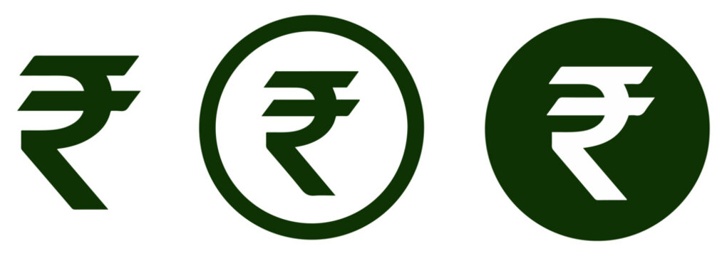 indian rupee currency symbol icon