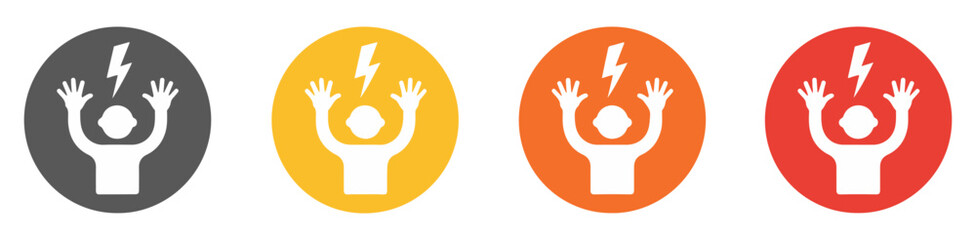 Obraz premium anger upset icon symbol emotion