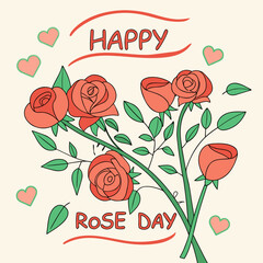 Happy Rose Day New Design