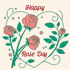Happy Rose Day New Design