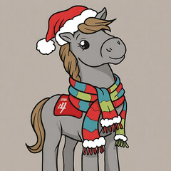 2026 horse year. Chinese new year symbol. 2026 year of the horse. Happy Chinese new year of the horse. New year celebration 