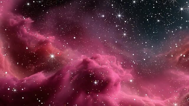 Cosmic Canvas: A breathtaking illustration of a nebula, its vibrant hues painting an ethereal scene of cosmic beauty. 