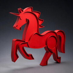 2026 horse year. Chinese new year symbol. 2026 year of the horse. Happy Chinese new year of the horse. New year celebration 
