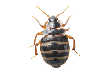 Bed Bug Pest Isolated on Transparent Background Scientific Insect