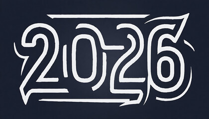 2026 new year. 2026 year logo. Happy New year 2026. Banner, poster, greeting card pf 2026 year