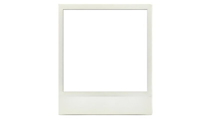 Polaroid frame icon isolated on transparent background