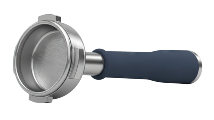 Espresso Portafilter with Dark Blue Handle