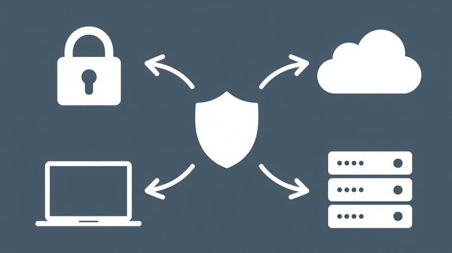 Secure data protection with cloud storage and server security - Powered by Adobe