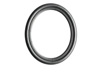 oval vintage picture frame isolated on transparent background