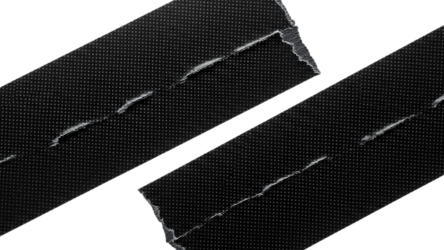 Black textured stripes isolated on transparent background - Powered by Adobe