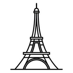 Minimalist Line Art Illustration of a Sitting Cat, Simple Black and White Pet Portrait for Modern Minimalist Decor