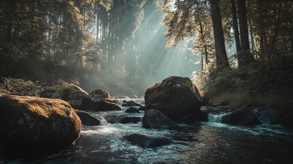 waterfall in the forest