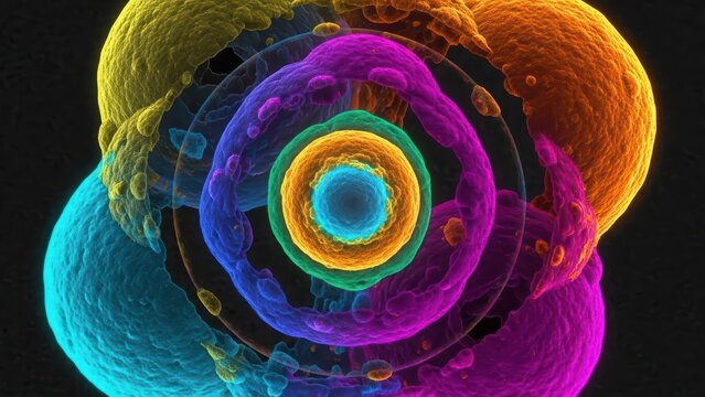 Subatomic Particle Density Of Aluminum Atom With Vibrant Energy Field Mapping In IASEM Style