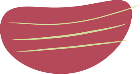 Fototapeta premium hand drawn ornament arrow shape element