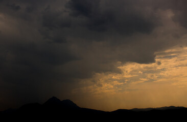 Obraz premium Hochstaufen im Abendlicht
