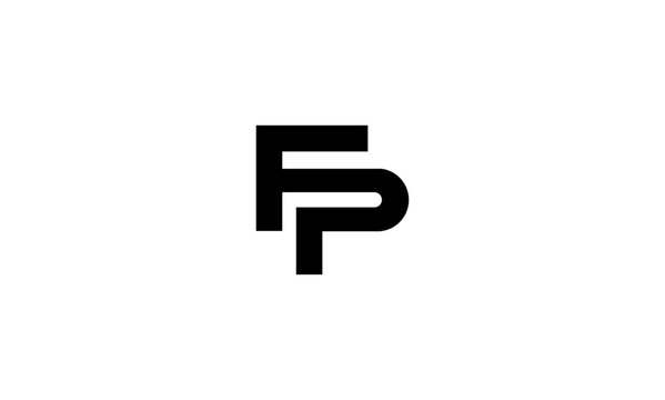 FP initial letters logo or FP monogram