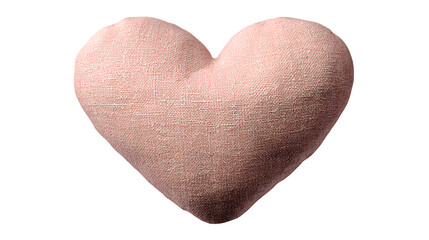 Textured heart on black background isolated on transparent background