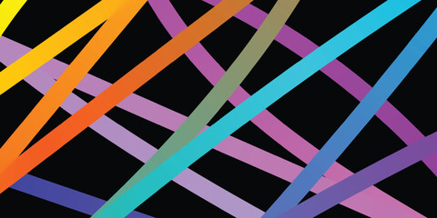 Abstract Gradient Color lines Pattern. Colorful gradient strokes and swirls.