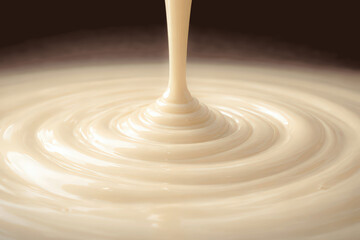 [AI]Molten White Chocolate Glaze Pouring Macro