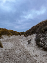 mountain landscape with clouds