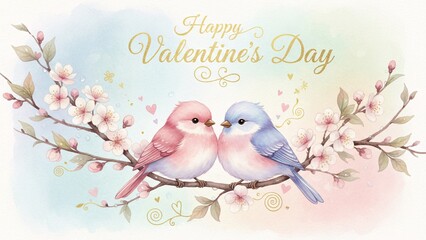 Valentines Day background with red hearts and golden glitter