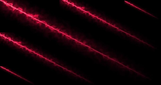 Firing Seamless Line Abstract Background Animation. Fire neon light line loop animated. Fire line glowing border animation concept