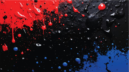 Paint splash background. Multicolor paint splatter. Abstract colorful splash. Colorful paint explosion. © shazam